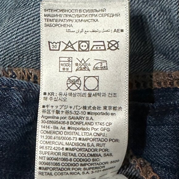 GAP women’s size S medium wash overalls country core farmcore jeans - Picture 9 of 12